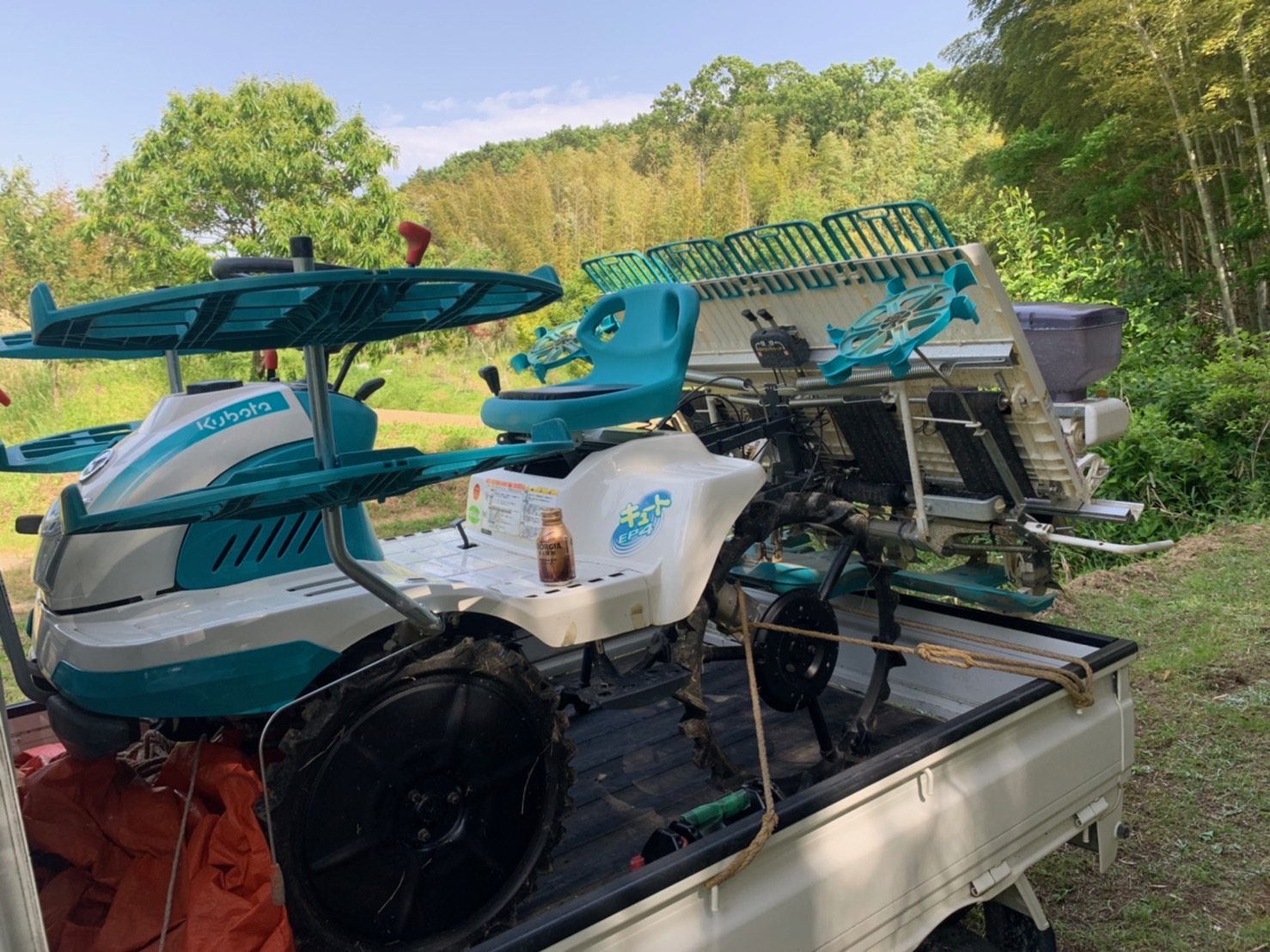 クボタ田植え機 EP3 岐阜県下呂市 | 農機具買取実績 | 中古農機具の 